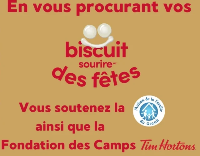 Biscuit sourire des fêtes